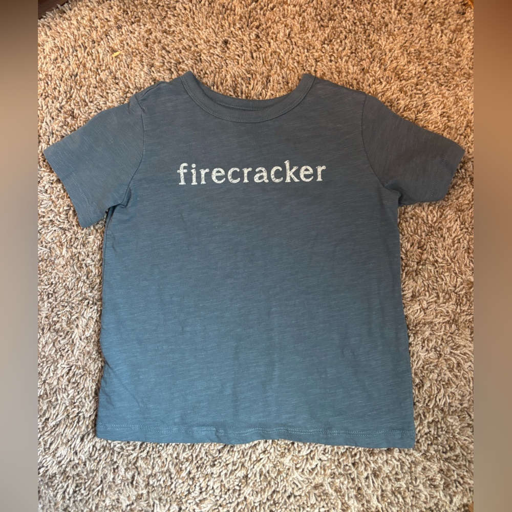 Firecracker little Co toddler Blue T-Shirt